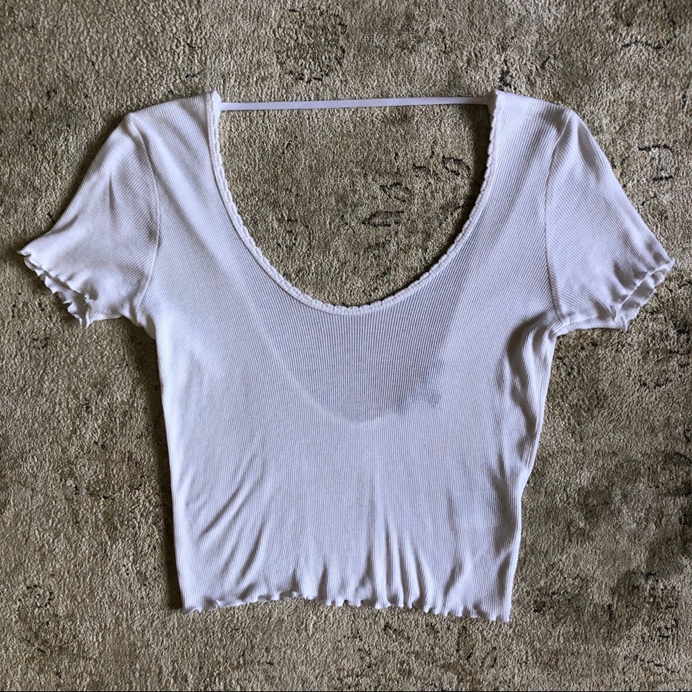White Crop Top